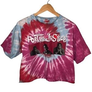Chemistry Women’s Poetic Justice Cropped Tie Dye Tee Size Large